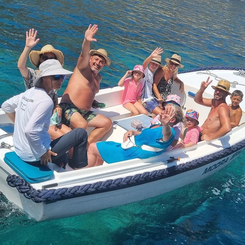 Departing to the Blue cave